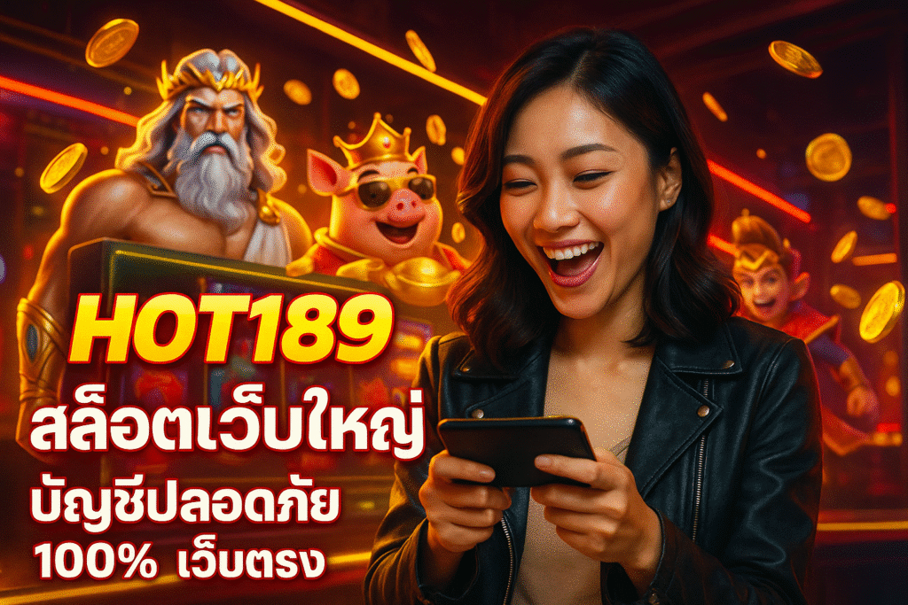 HOT189 สล็อตเว็บใหญ่ บัญชีปลอดภัย 100% เว็บตรง