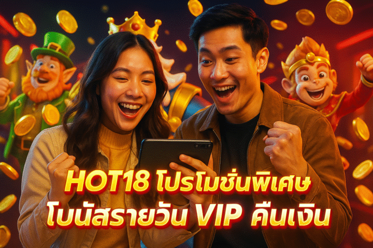 HOT189 โปรโมชั่นพิเศษ โบนัสรายวัน VIP คืนเงิน
