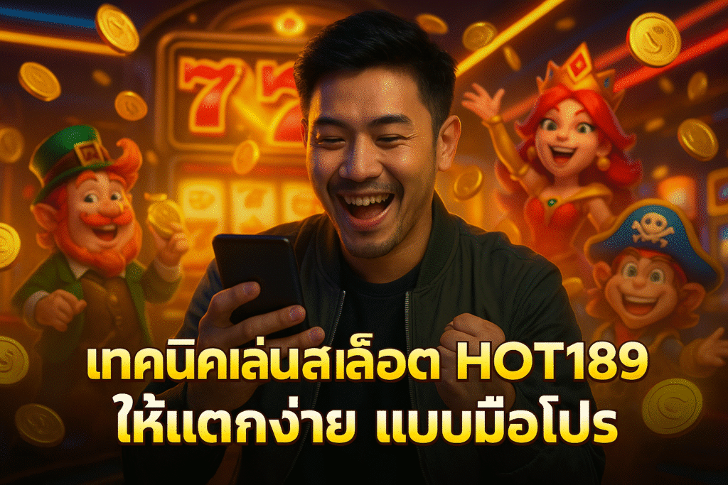 เทคนิคเล่นสล็อต HOT189 ให้แตกง่าย แบบมือโปร